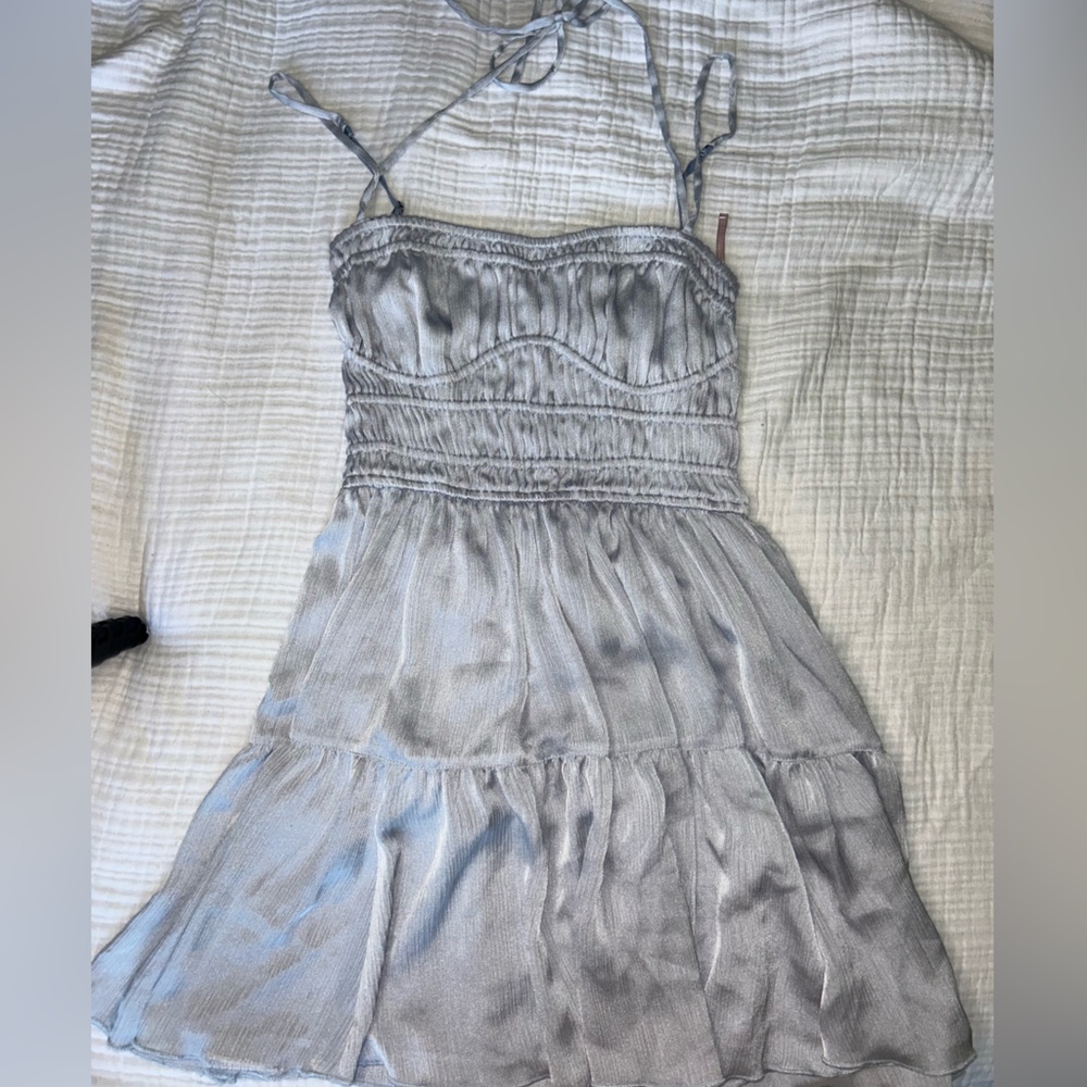 Oh Polly satin mini dress
